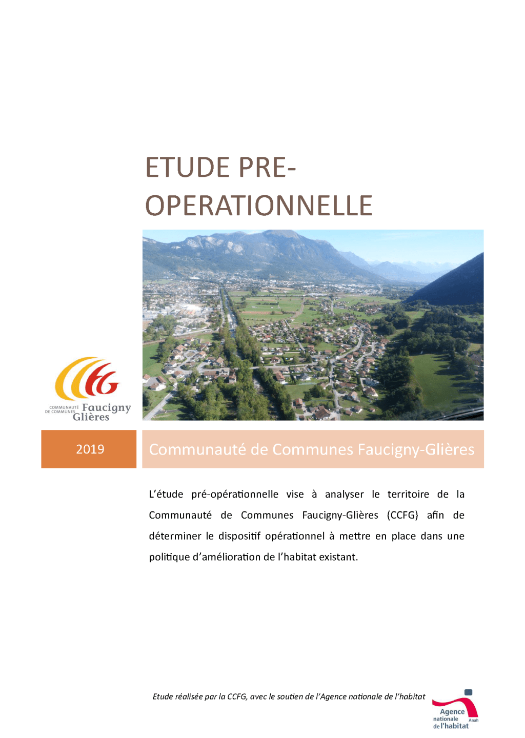 Étude préopérationnelle d’OPAH / Communauté de communes Faucigny-Glières