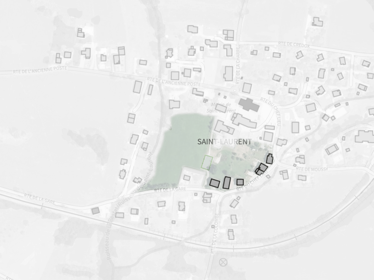 Étude urbaine chef-lieu / Saint&nbsp;Laurent