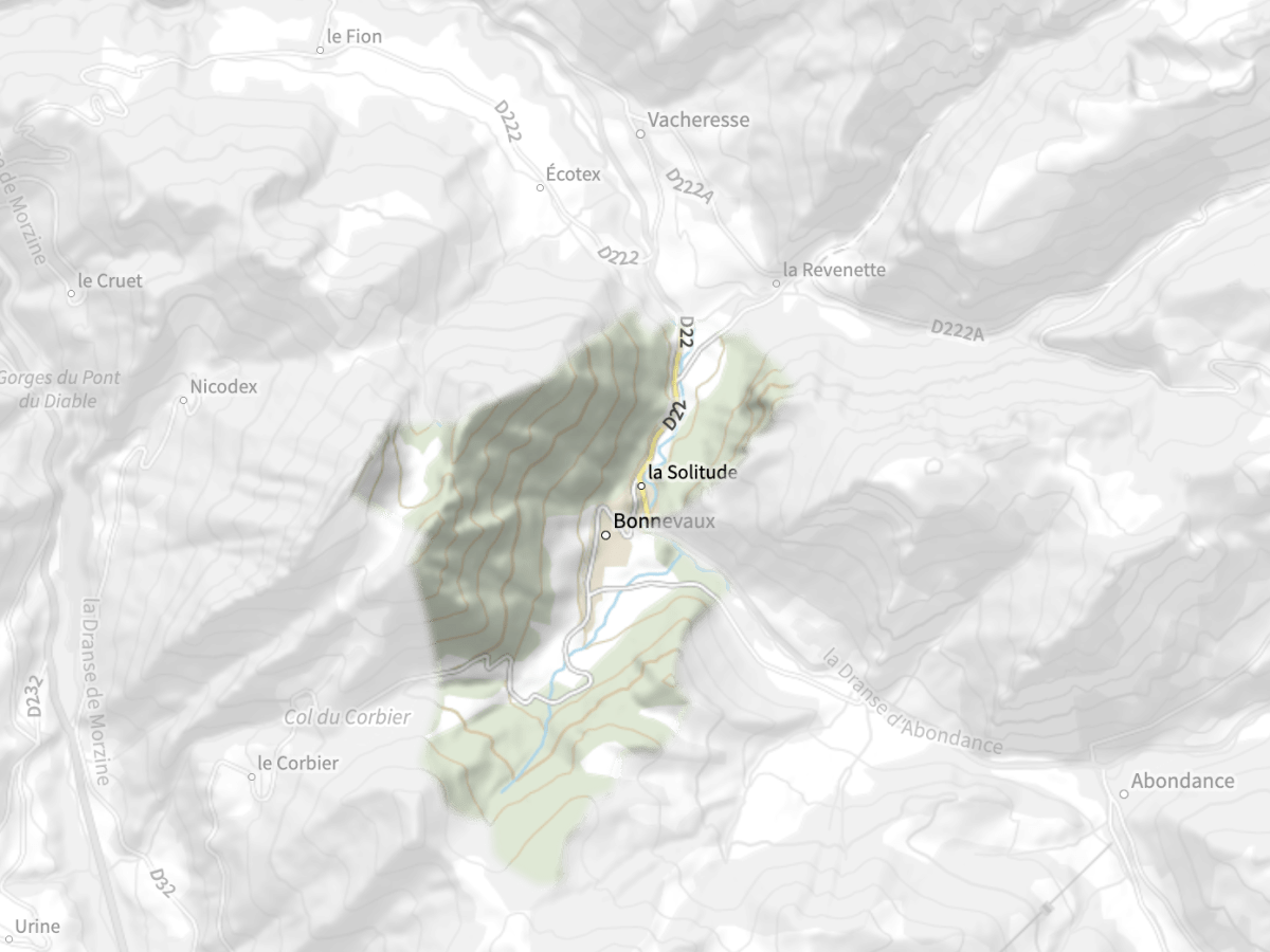 Modification du PLU et étude urbaine /&nbsp;Bonnevaux